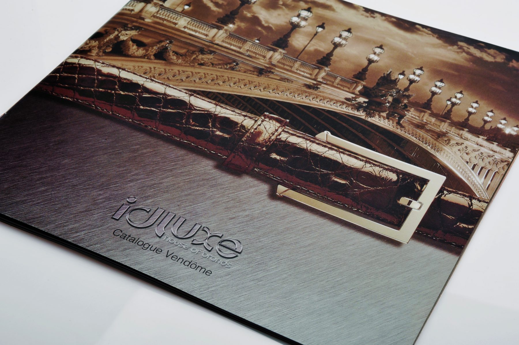 Editorial Design — foil-stamped catalogue