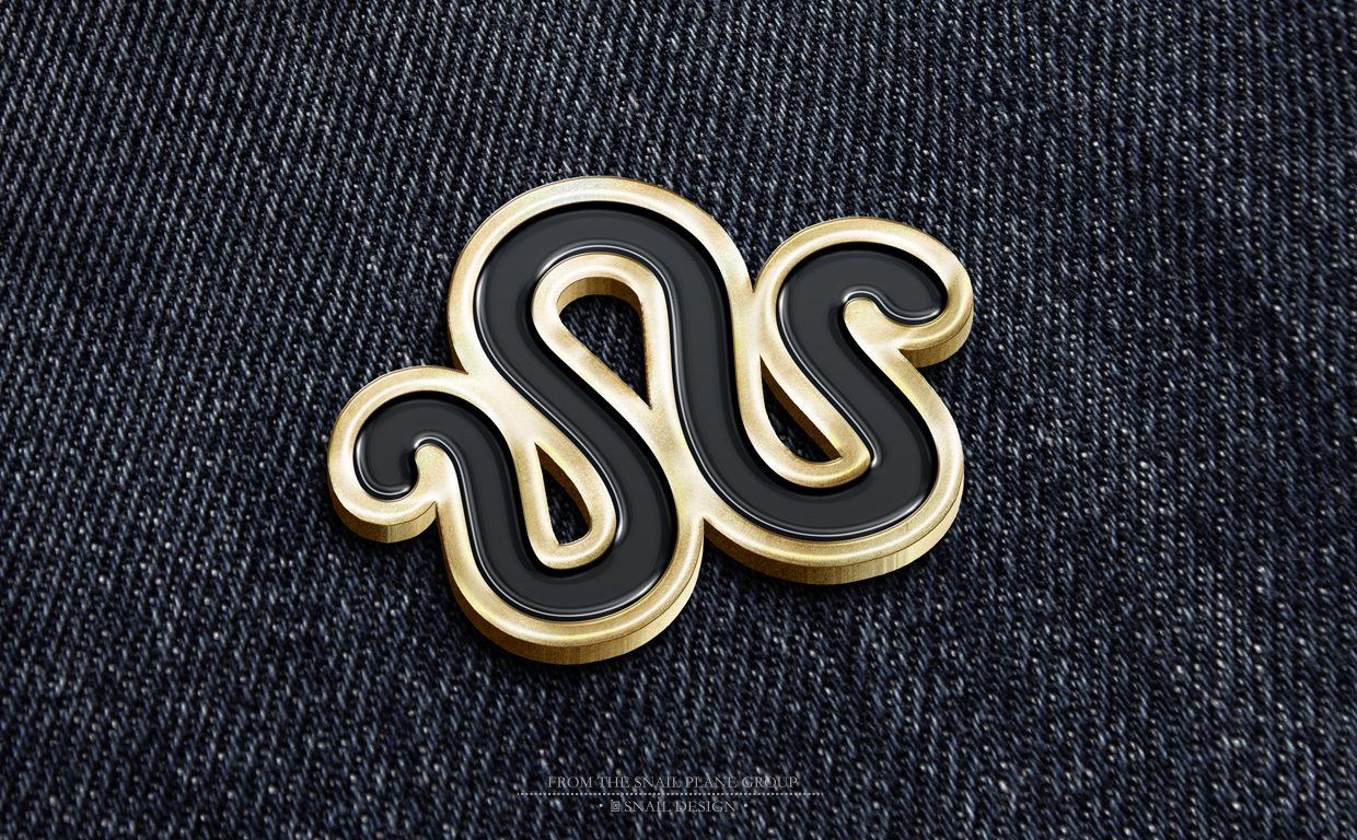Brand Strategy & Identity — enamel mark applied as a pin
