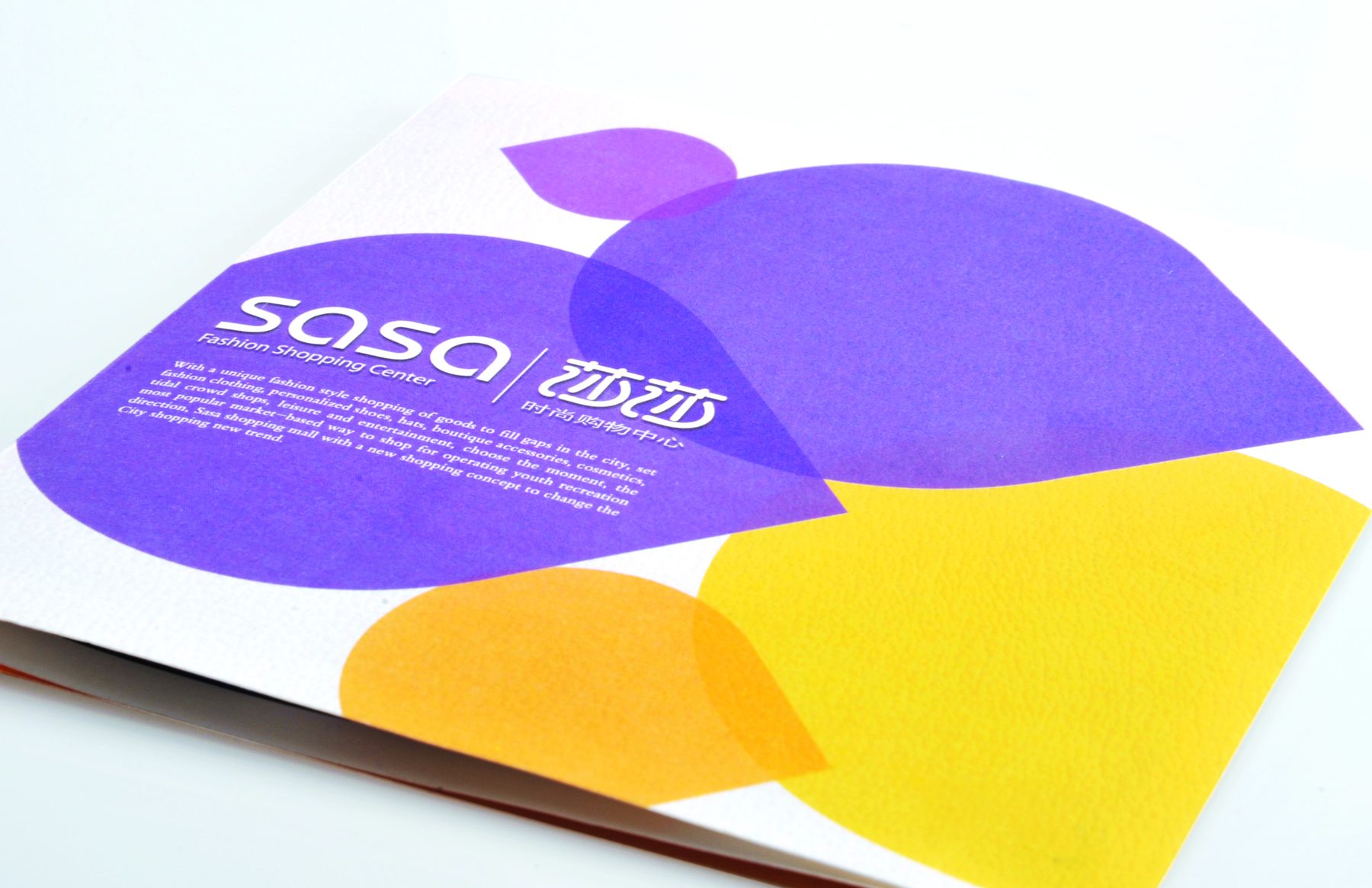 sasa Fashion Shopping Center — retail identity and signage